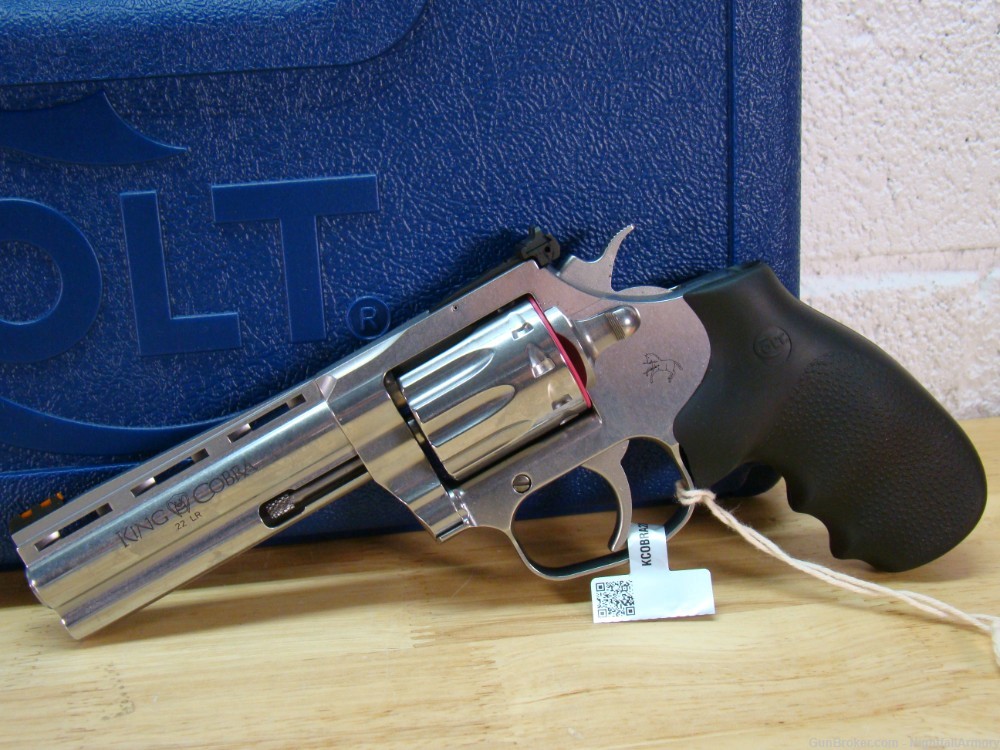 Colt King Cobra .22LR Revolver 4.25" SS Stainless 10rd 22 Baby Snake 4" New-img-1