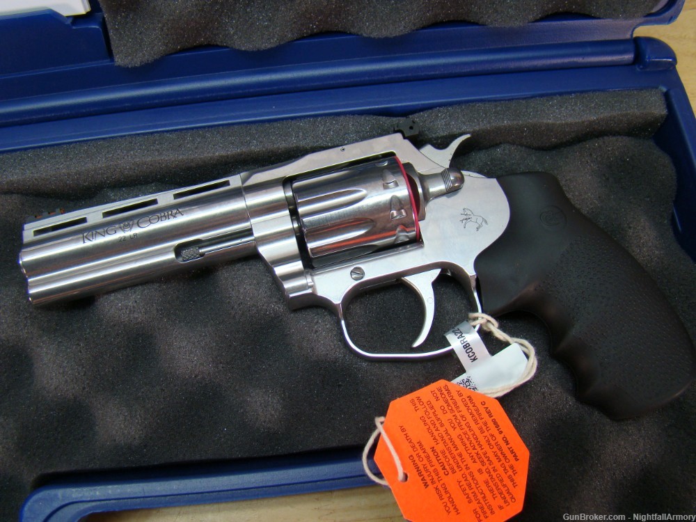 Colt King Cobra .22LR Revolver 4.25" SS Stainless 10rd 22 Baby Snake 4" New-img-8