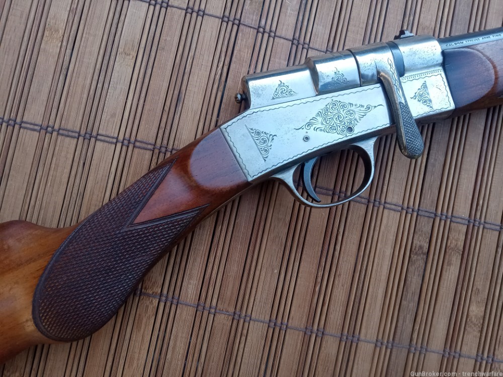 St. Etienne French 9MM Rimfire Garden Gun Shotgun Buffalo Carbine Engraved-img-1
