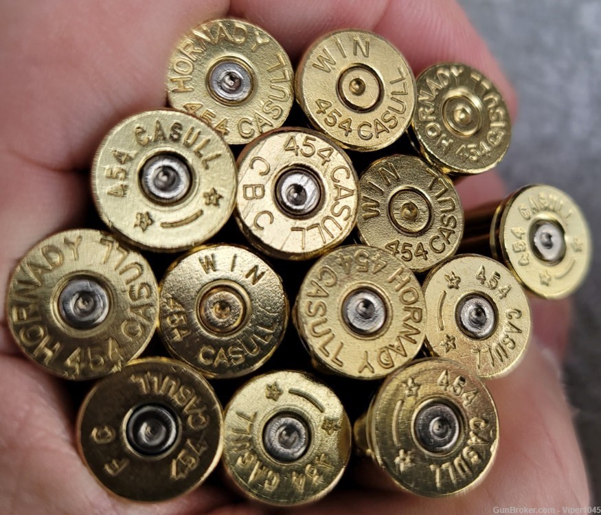454 Casull Brass, Mixed Headstamps QTY (100)-img-1