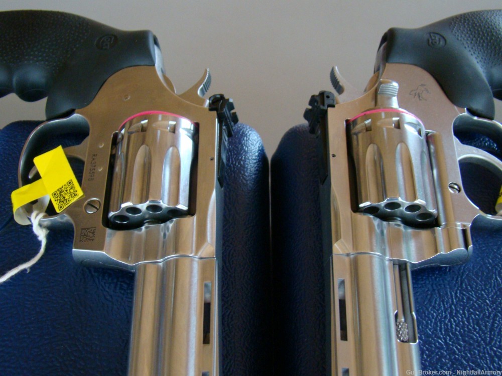 Pair of Colt King Cobra Target .22LR 6" Revolvers SS 22 Consecutive #'s WOW-img-9
