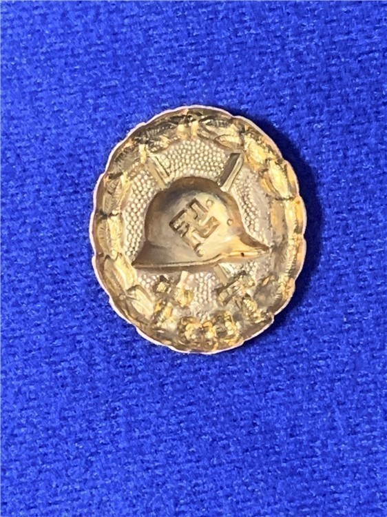 German WWII Wound Badge Gold Copy-img-0