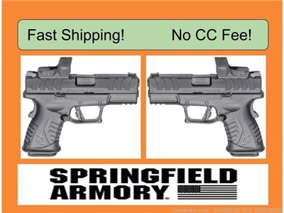 SPG XDME9389CBHCOSPD 9MM ELITE OSP DRAGONFLY CMPCT 14+1 2MAGS 3.8