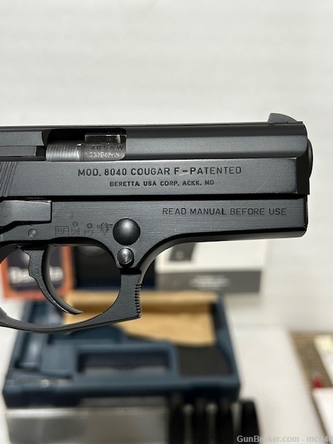 Beretta 8040F 40S&W 8040-F Cougar 40 S&W Wood Grips Rare smaller 96 96F -img-13