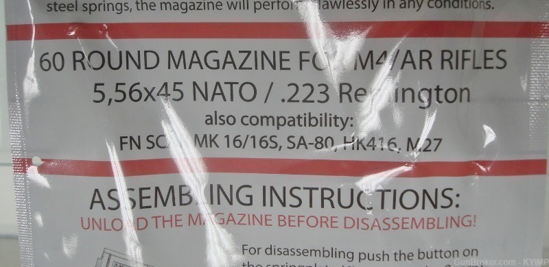 3 Original ATI AR15 NEW 60 ROUND 556 GERMAN magazine s .223 M4 M16 3 PACK-img-6