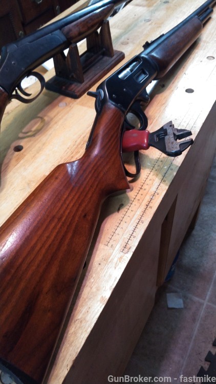 336 Marlin lever action rifle. JM stamped. .32 Special cal.-img-8