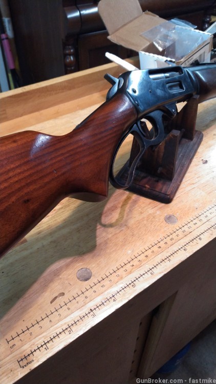 336 Marlin lever action rifle. JM stamped. .32 Special cal.-img-1