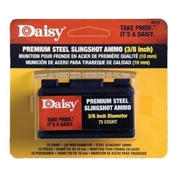 Daisy Premium Steel Sling Shot Ammunition 3/8-img-0