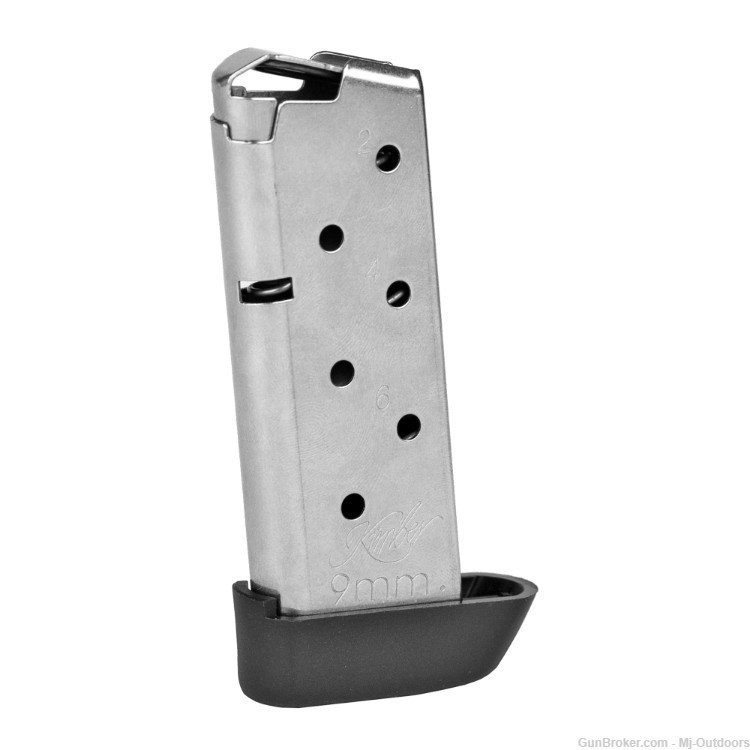 Kimber Micro 9 Stainless Steel Extended Magazine 9mm 7rd 2 Pack-img-1