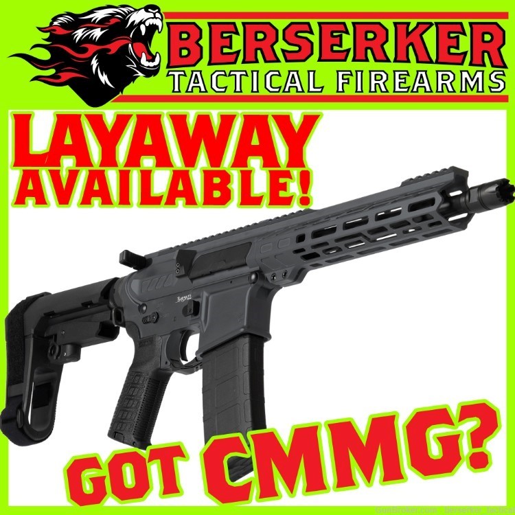CMMG BANSHEE Mk4 5.56 12.5" 30+1 Sniper Gray Brace incl 26% OFF SHIPS FREE-img-0
