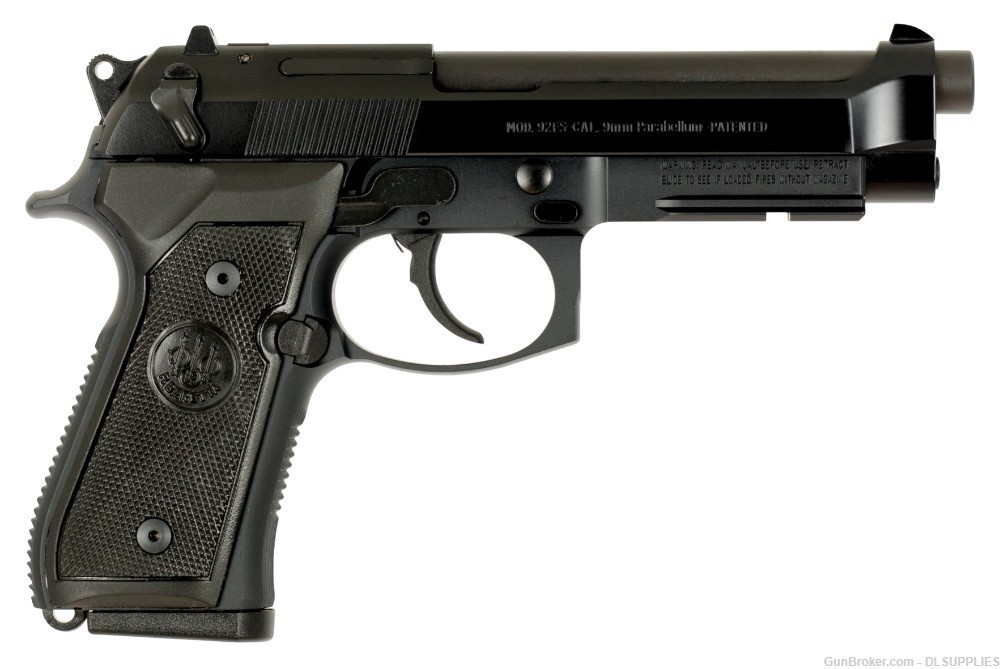 BERETTA 92FS M9A1 BLACK BRUNITON FINISH W/ RAIL (2) 10 RND 4.9" BBL 9MM-img-0