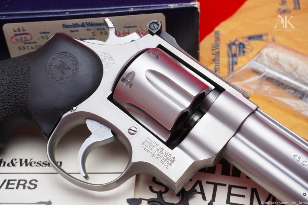 RARE Smith & Wesson 625-2 Stainless 45ACP 5" ANIB Collector!-img-6