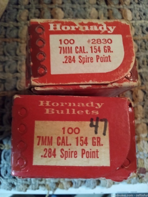 Hornady 7mm 284 154 gr spire points-147 total-img-0