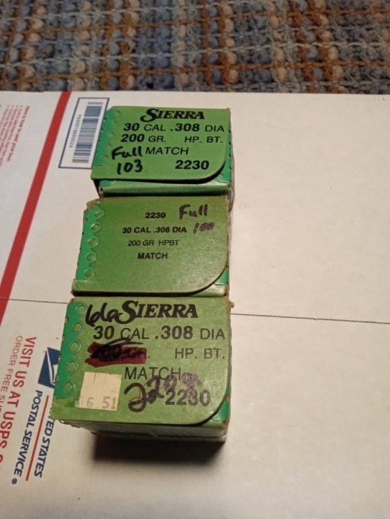 New old stock Sierra 30 caliber Sierra bullets, 269 total-img-0