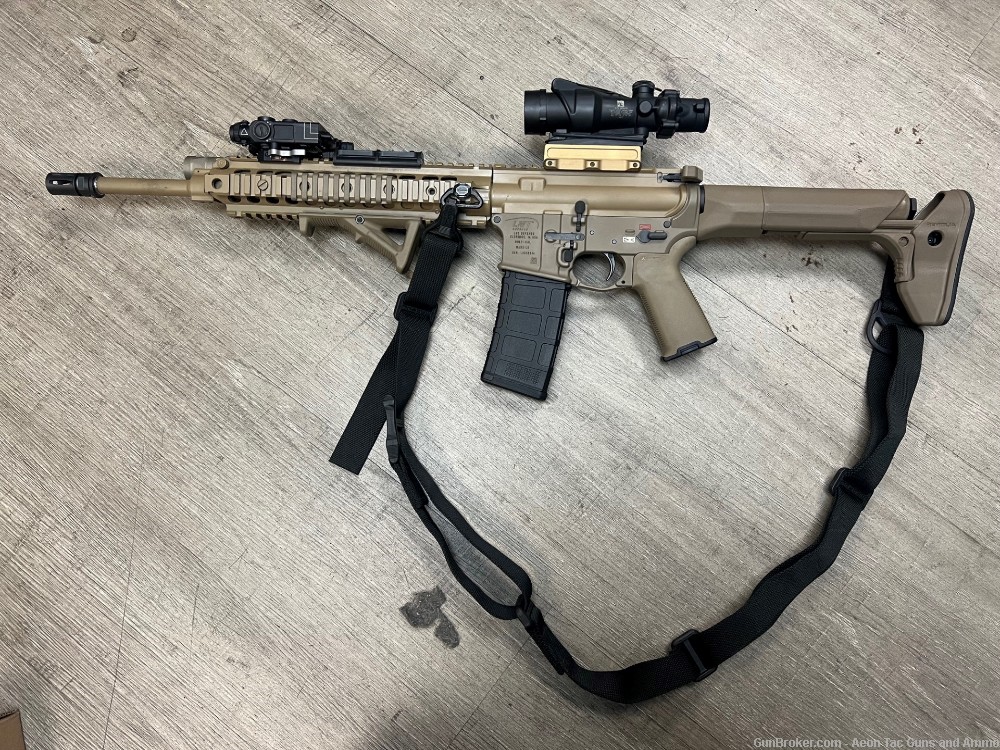 Rare Factory FDE KAC SR-15 Mod 0 Legacy URX 2, LMT MARS-L Lower-img-1