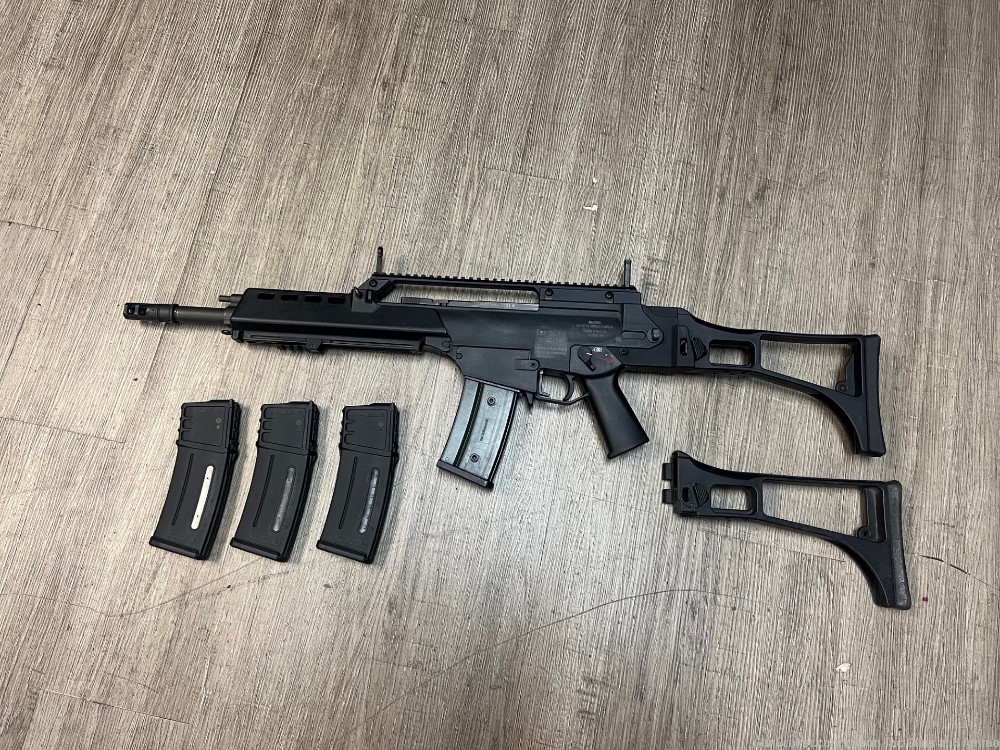 Rare German HK SL8 Converted G36 with Extra HK Stock and Mags-img-0