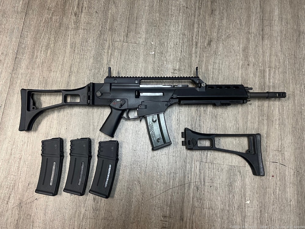 Rare German HK SL8 Converted G36 with Extra HK Stock and Mags-img-1