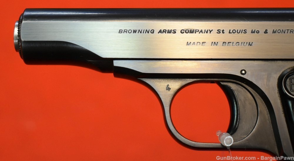 Browning Belgium Model 1910 380ACP 1-Mag FN Blued M1910-img-1