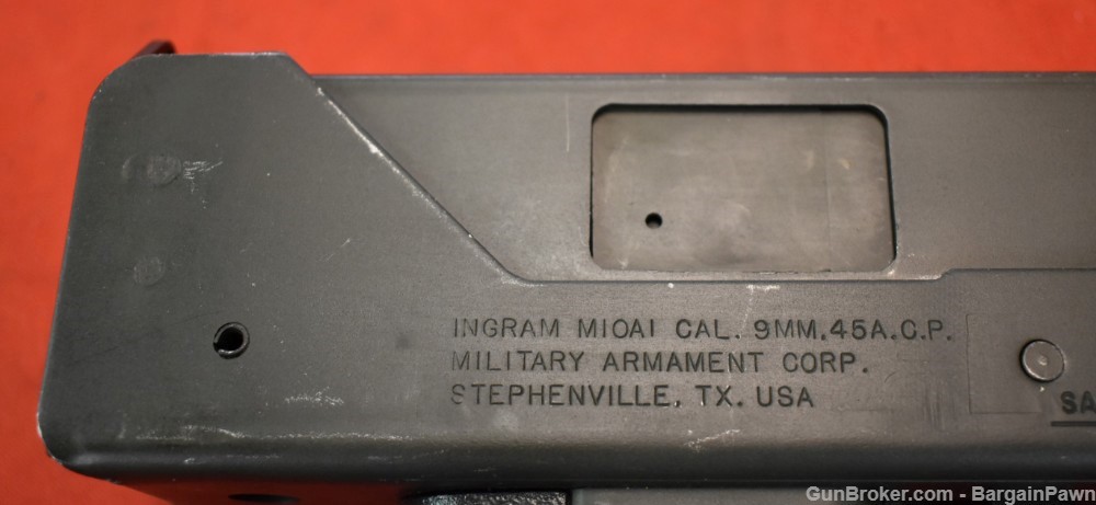 Military Armament Corp Ingram M10A1 9MM 6" 1-mag 9x19 M10-A1 MAC-10-img-18
