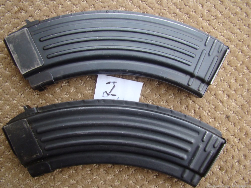 Two pre ban East German  AK-47 30 round magazines, w/ markings-img-0