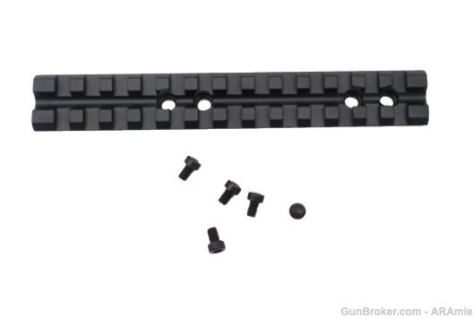 MOUNT WITH PICATINNY RAIL FOR MOSSBERG 500 AND MAVERICK 88 – BLACK-img-0