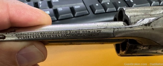 Harrington & Richardson (Gen 1) Oct 4 1897 patent  32 S&W-img-0