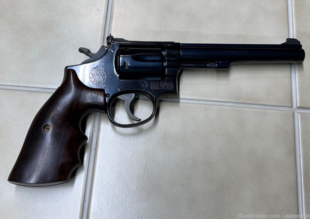 1960's Smith & Wesson Model 17-2 K-22 Masterpiece K22 .22 Long Rifle Exc+-img-7