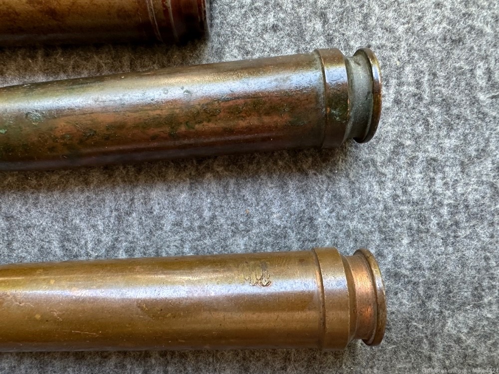 Lot of 3 Original-WW2 German 20mm Anti-Aircraft FLAK Gun Rounds-20x138B-img-2