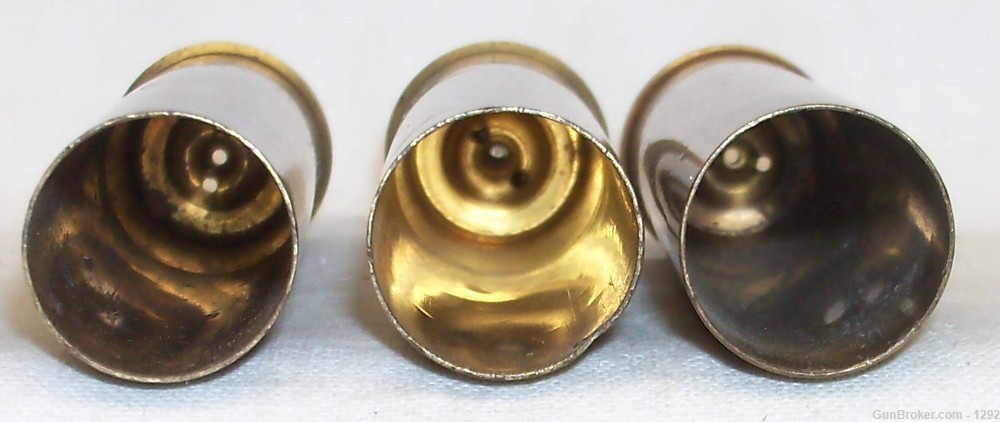 3 different Russian made brass 20 gauge shotgun shells-img-2