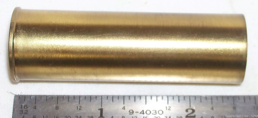 Harts patent brass 12 gauge shotgun shell-img-1