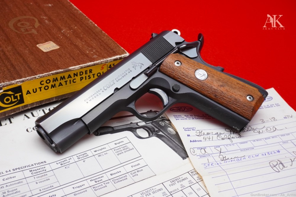 RARE 1974 Colt Lightweight Commander 1911 .45ACP *COLLECTOR GRADE*-img-0