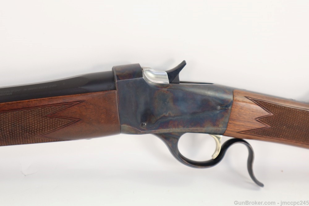 Rare Very Nice Browning 1885 .45 Colt Single Shot Rifle W/ Box W/ 24" BBL -img-9