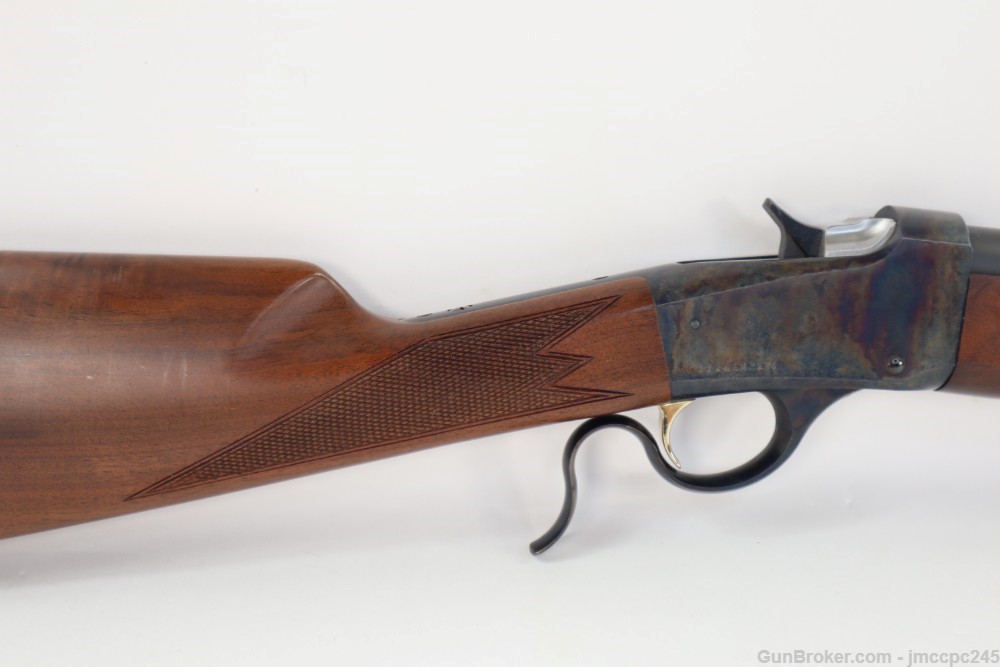 Rare Very Nice Browning 1885 .45 Colt Single Shot Rifle W/ Box W/ 24" BBL -img-17