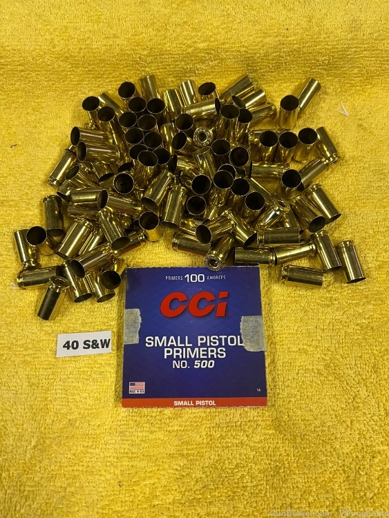 40 S&W brass w/primers included ! SPECIAL OFFER !-img-0