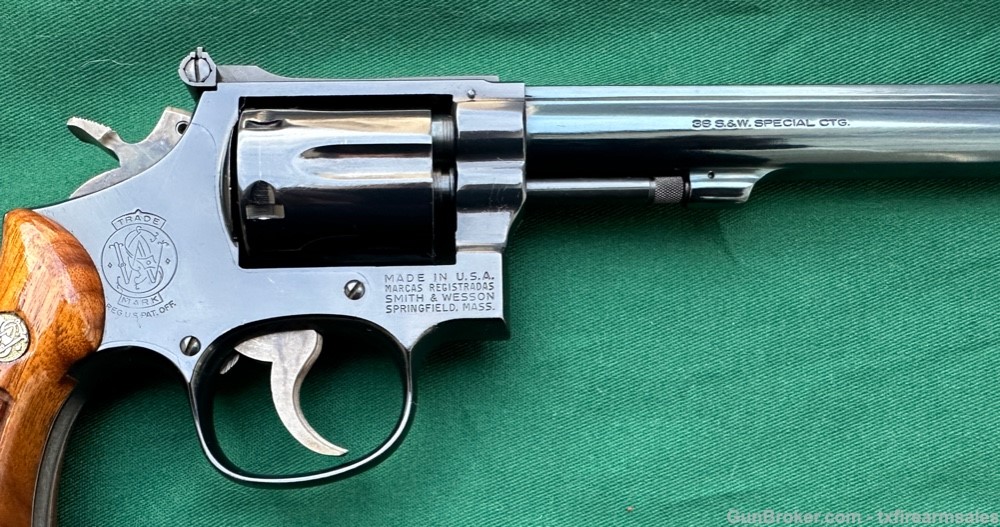 S&W 14-4 K-38 Target Masterpiece .38 SPL, 8” Pinned Barrel, Made in 1980-img-5