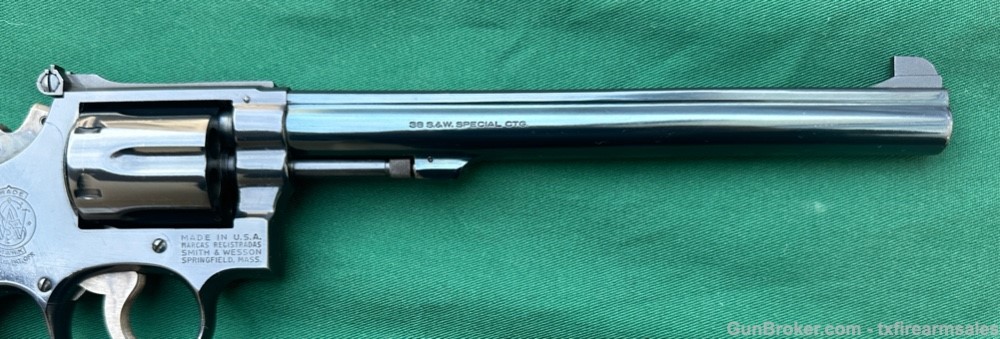 S&W 14-4 K-38 Target Masterpiece .38 SPL, 8” Pinned Barrel, Made in 1980-img-7