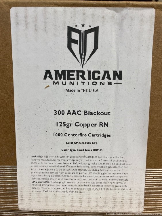 .300 blackout ammo 1000 rnds 125 gr TMJ CHEAP! -img-0