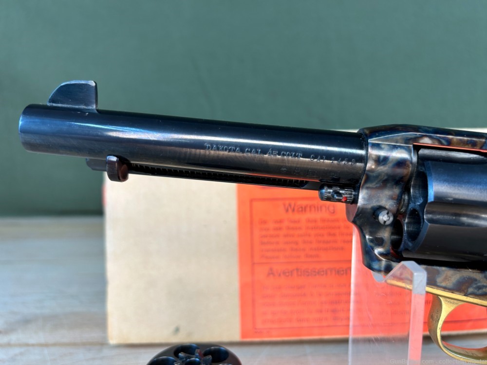 Jager Italy Model 1873 Dakota .45 Colt Revolver 5.5" LNIB Combo 2 Cylinder -img-3