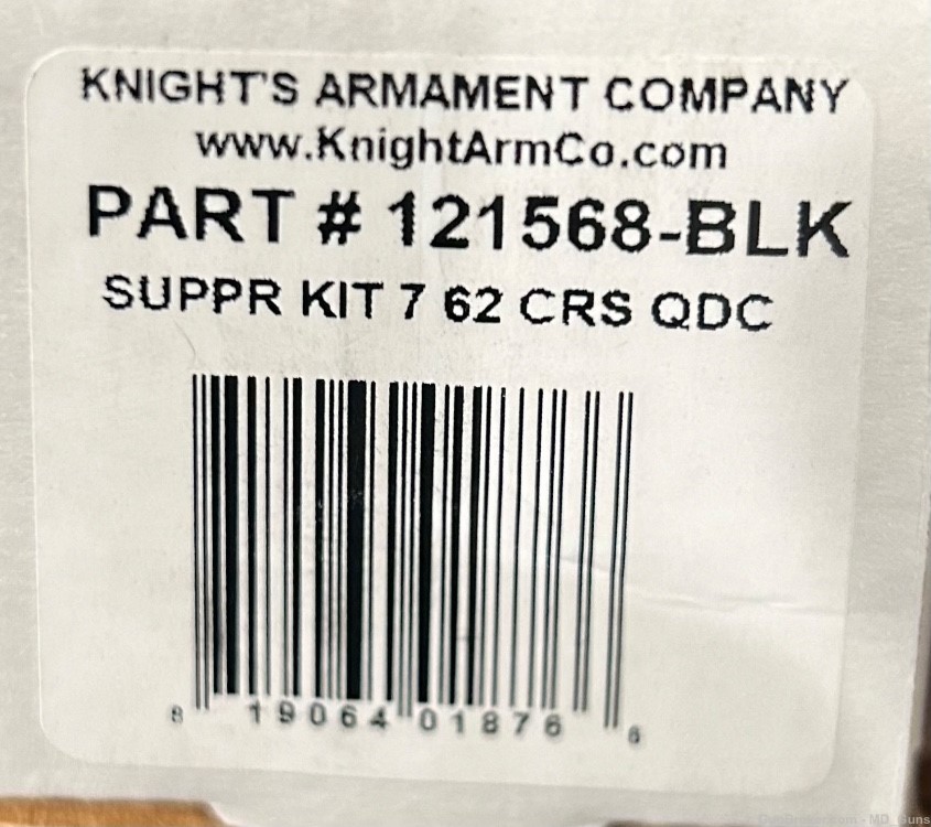 Knights Armament 7.62 CRS/QDC PRG Suppressor-img-2
