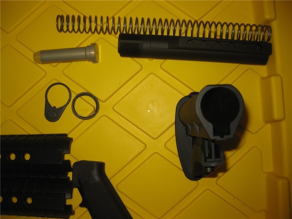 AR15 Retro CAR15 Carbine XM77 Stock Grip Handguard Buffer Tube Kit,Two Sets-img-2