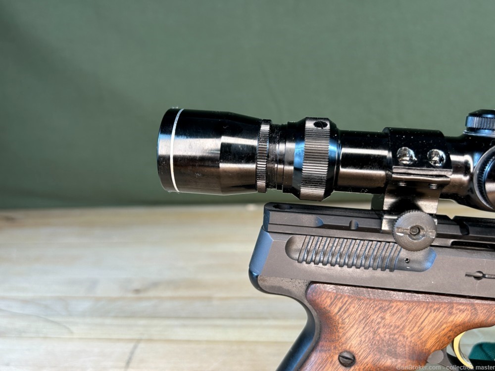 Browning Buck Mark Semi Auto Pistol .22 LR 10" Brl Used W/ Scope & 1 Mag -img-20