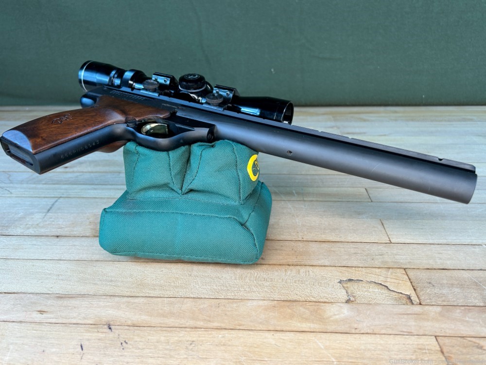 Browning Buck Mark Semi Auto Pistol .22 LR 10" Brl Used W/ Scope & 1 Mag -img-23