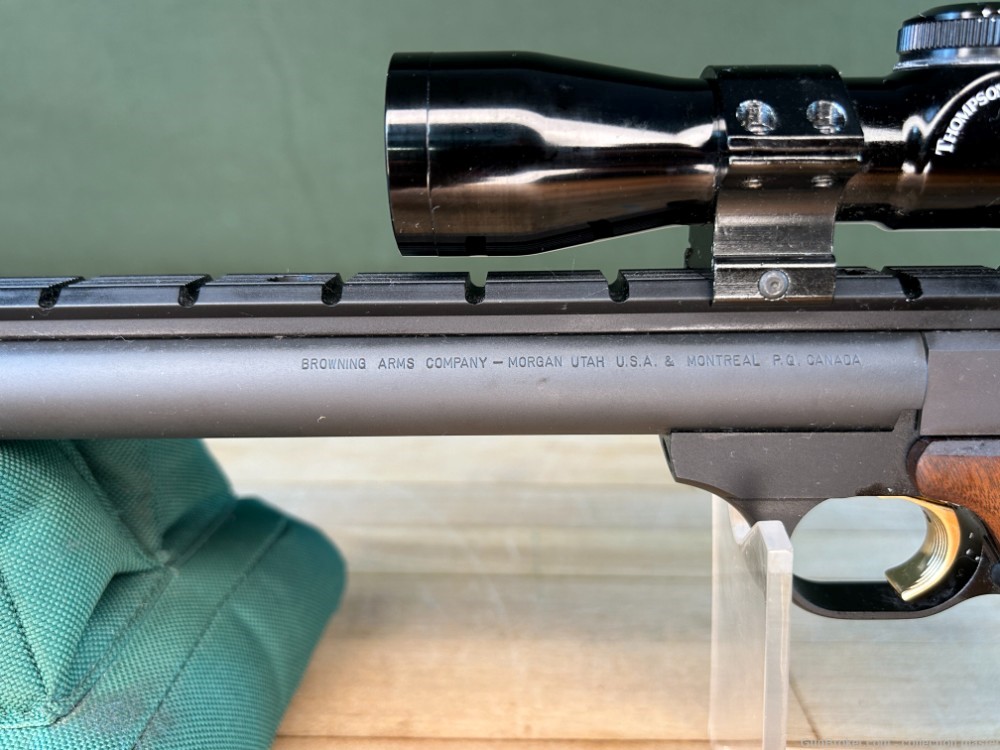 Browning Buck Mark Semi Auto Pistol .22 LR 10" Brl Used W/ Scope & 1 Mag -img-6