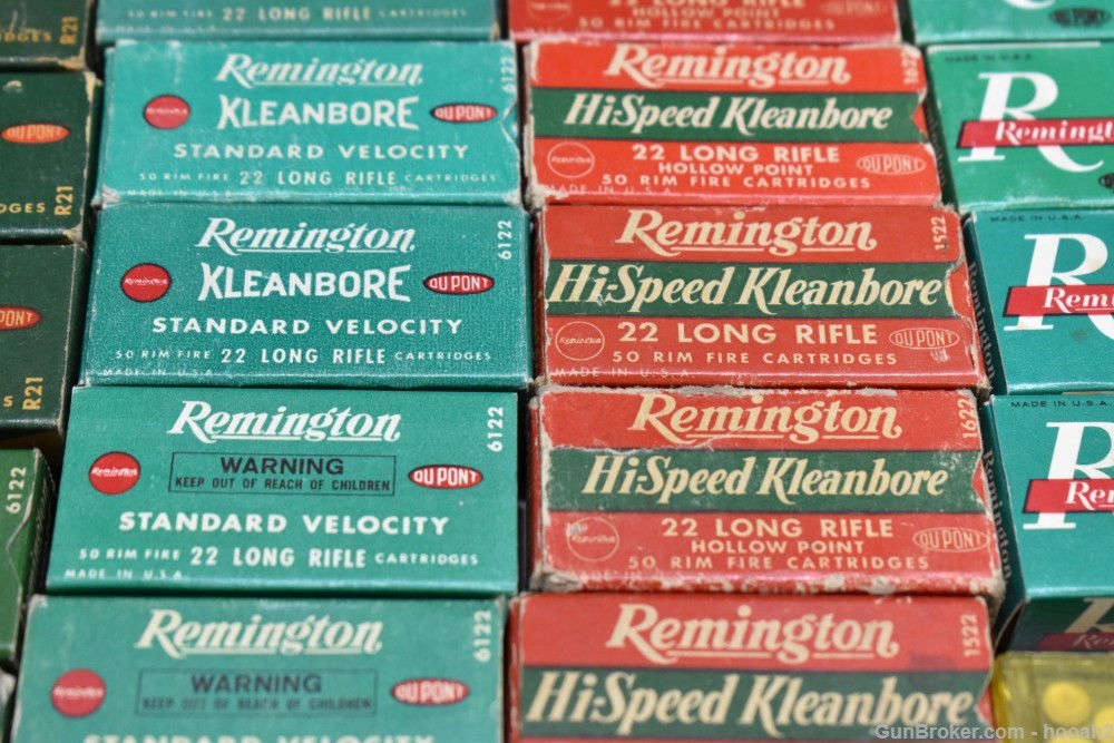 Enormous Lot 137 Boxes 4910 Rds Vintage Remington 22 LR PLEASE READ-img-11
