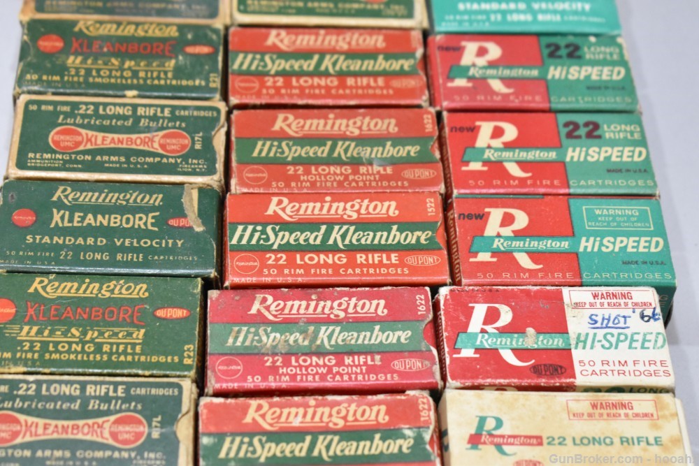 Enormous Lot 137 Boxes 4910 Rds Vintage Remington 22 LR PLEASE READ-img-34