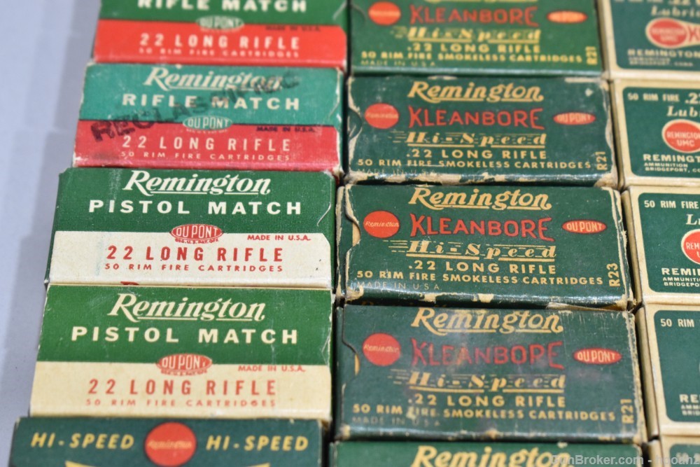 Enormous Lot 137 Boxes 4910 Rds Vintage Remington 22 LR PLEASE READ-img-2