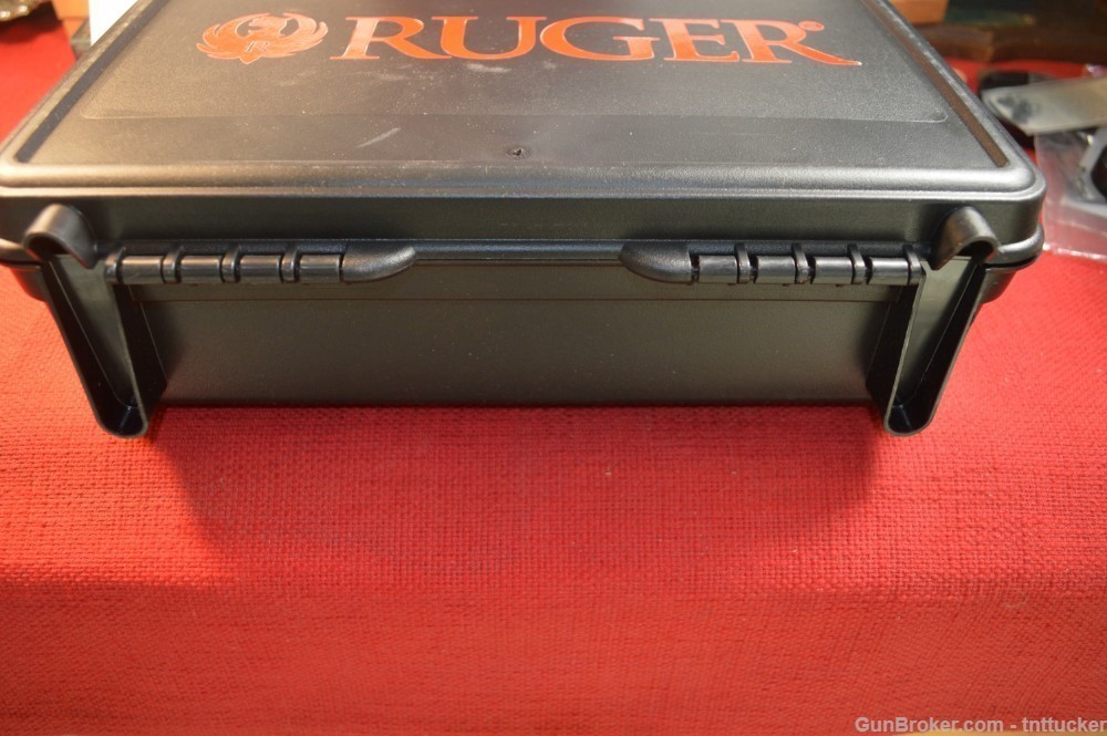 RUGER 1911 22/45 Manual, Grips Factory Lock 22LR Pistol OEM Case-img-10