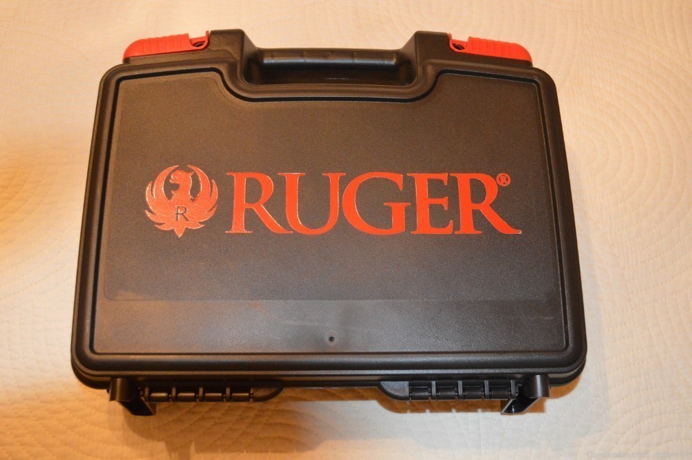 RUGER 1911 22/45 Manual, Grips Factory Lock 22LR Pistol OEM Case-img-0