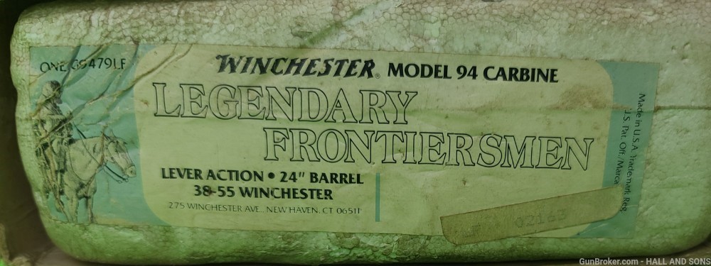 Winchester 94 * LEGENDARY FRONTIERSMEN * 38-55 * BORN 1979 IN ORIGINAL BOX -img-4