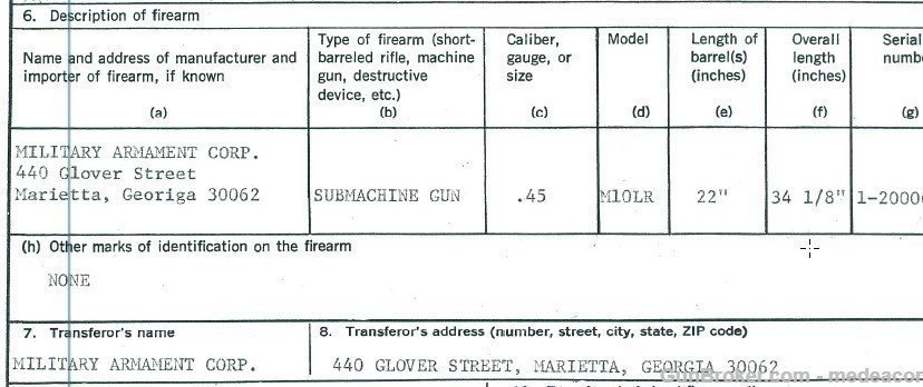 MAC M10 L.R. ASSAULT SUBMACHINE GUN - rare-img-12